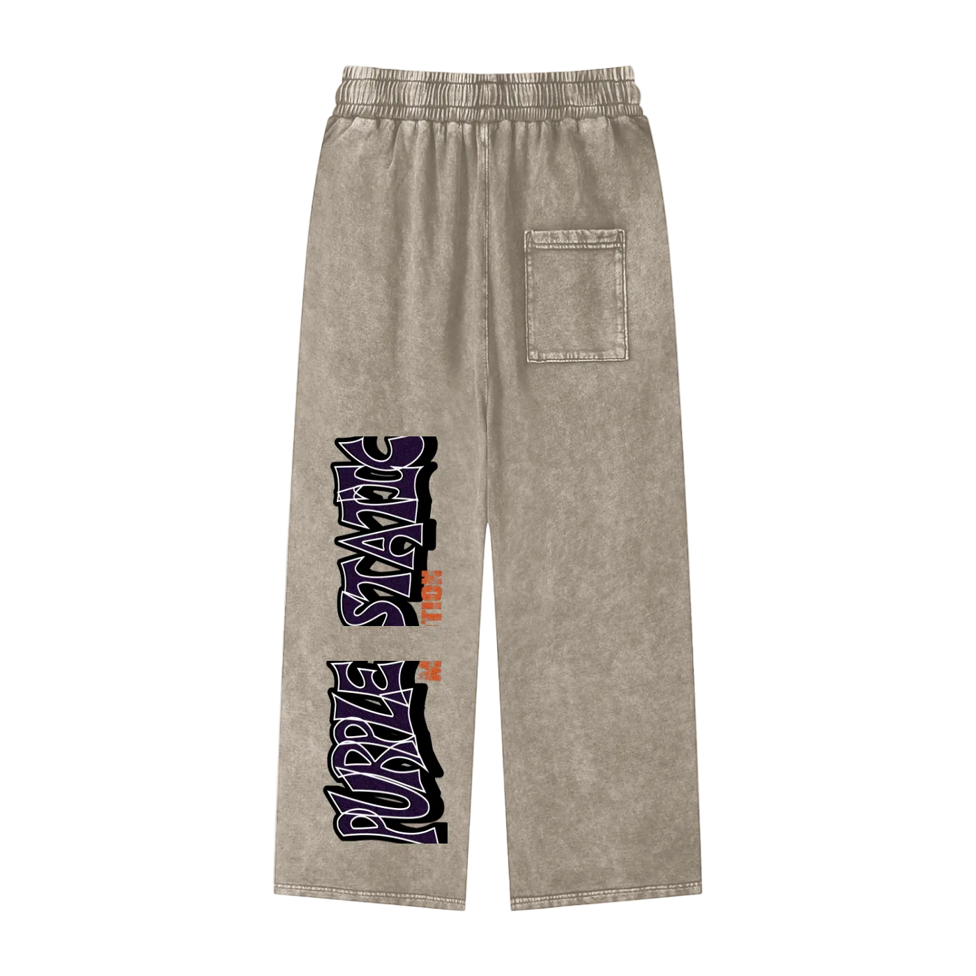 Snow Washed Straight Leg Pants “Pour That Bubbly”