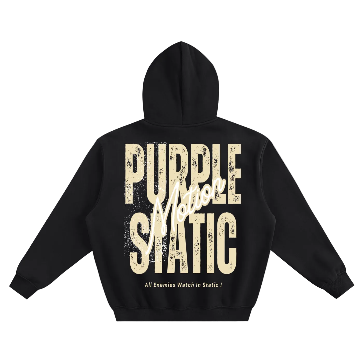 Purple Static "Classic" Boxy Hoodie