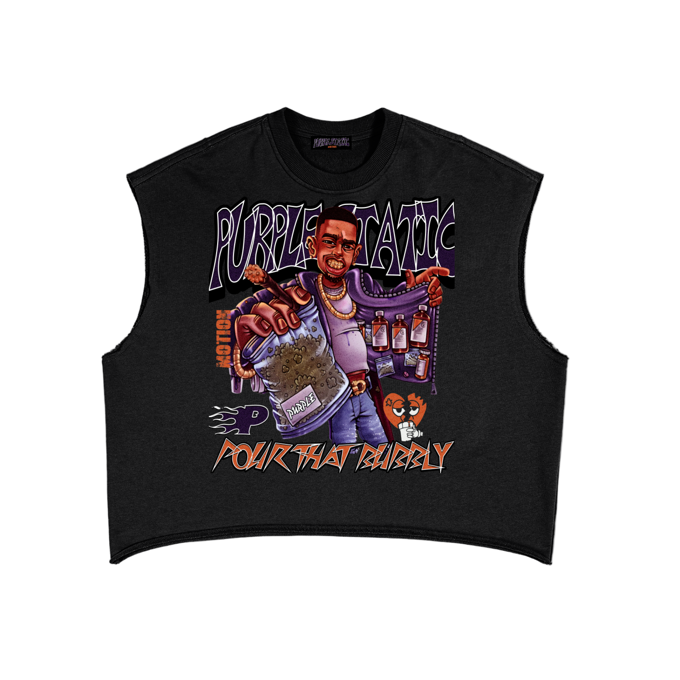 "Dealer Pour That Bubbly" French Terry Boxy Tank Top