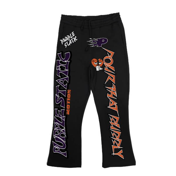 "Pour That Bubbly " LA Flare Sweatpants