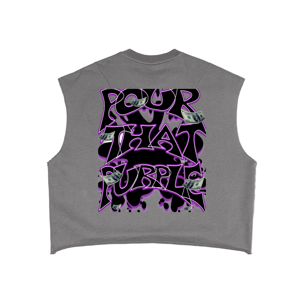 "Dealer Pour That Bubbly" French Terry Boxy Tank Top