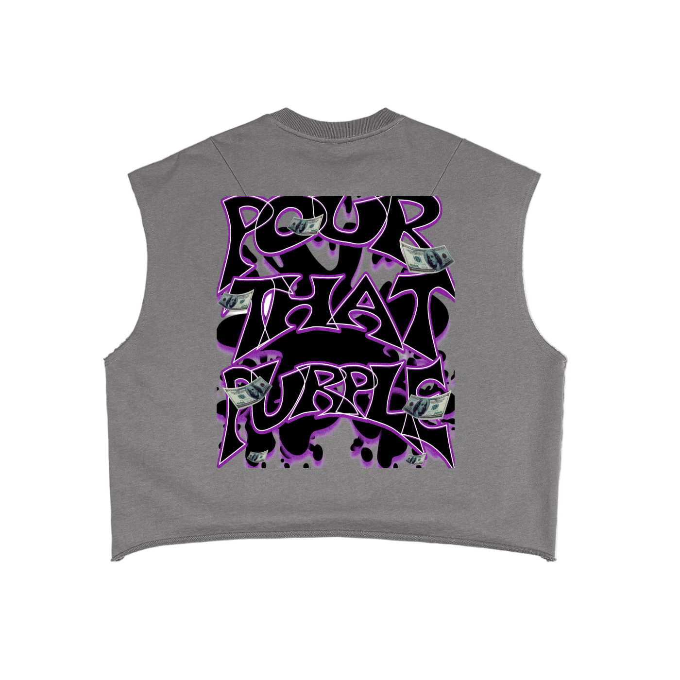 "Dealer Pour That Bubbly" French Terry Boxy Tank Top