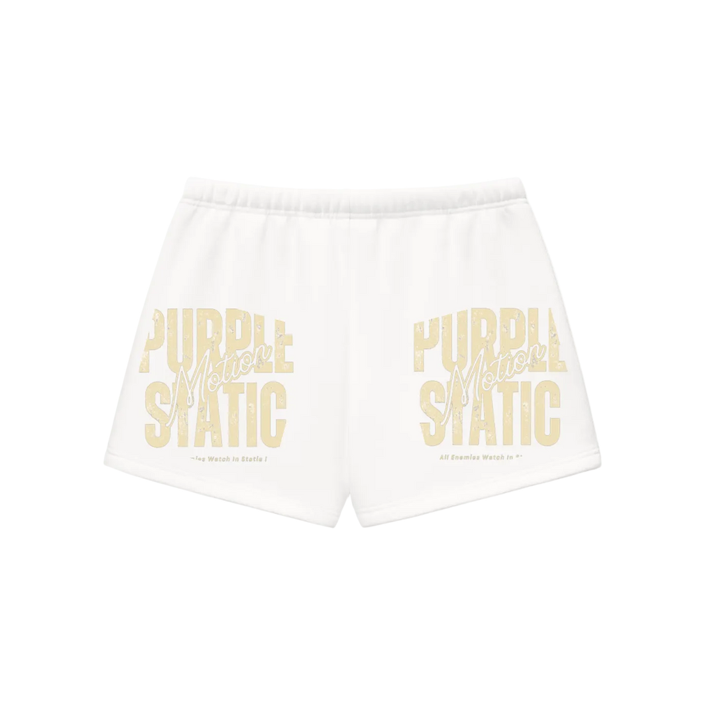 Woman Purple Static "Classic"  Sweatshorts