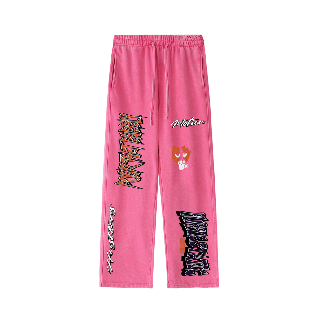 Womans "Pour That Bubbly" Vintage Washed Heavyweight Sweatpants