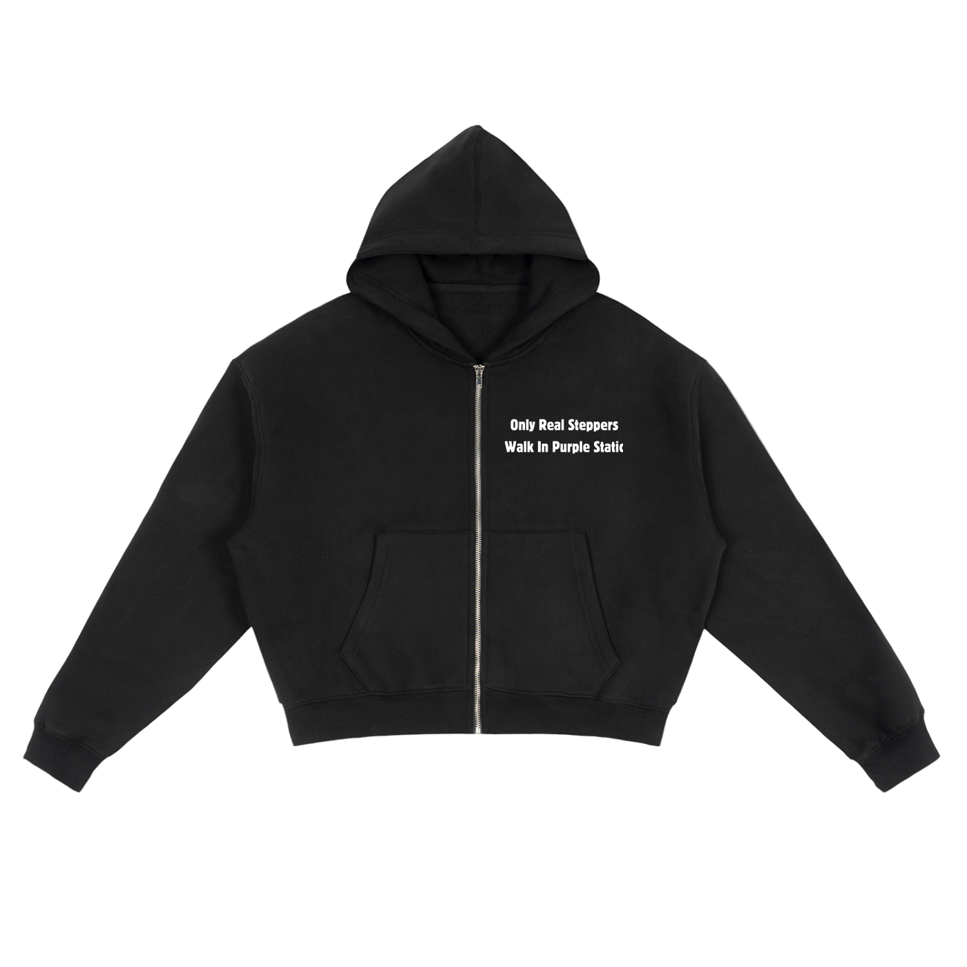 "Classic" Zip-Up Boxy Hoodie