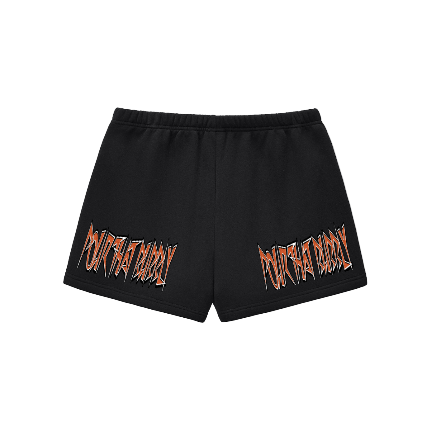"Pour That Bubbly" Essential Fleece Drawstring Sweatshorts