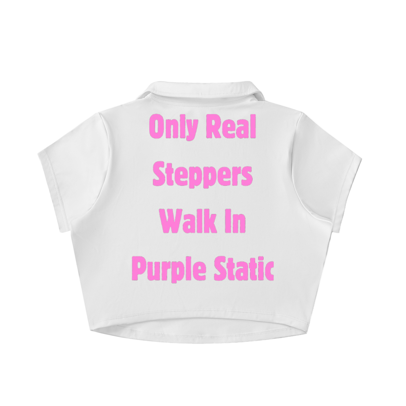 Woman "Classic" V-Neck Crop Top