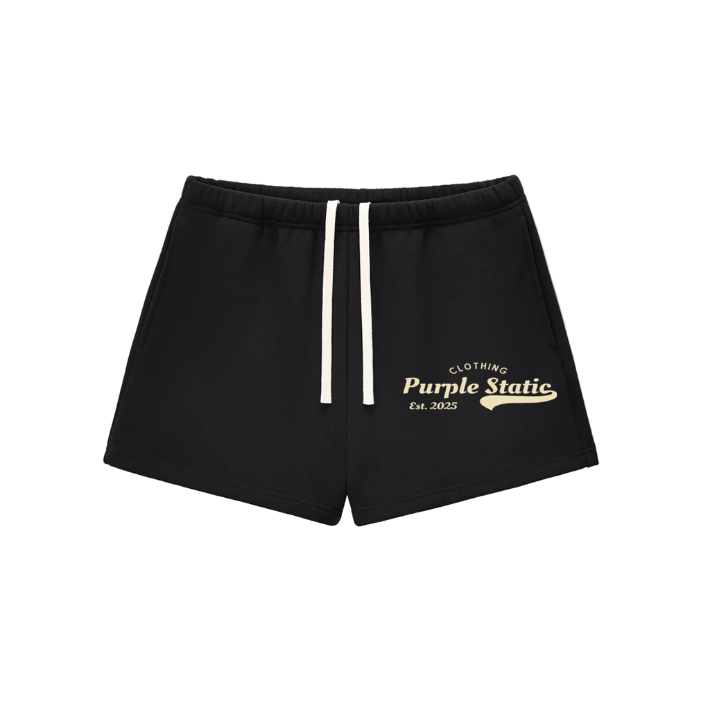 Woman Purple Static "Classic"  Sweatshorts