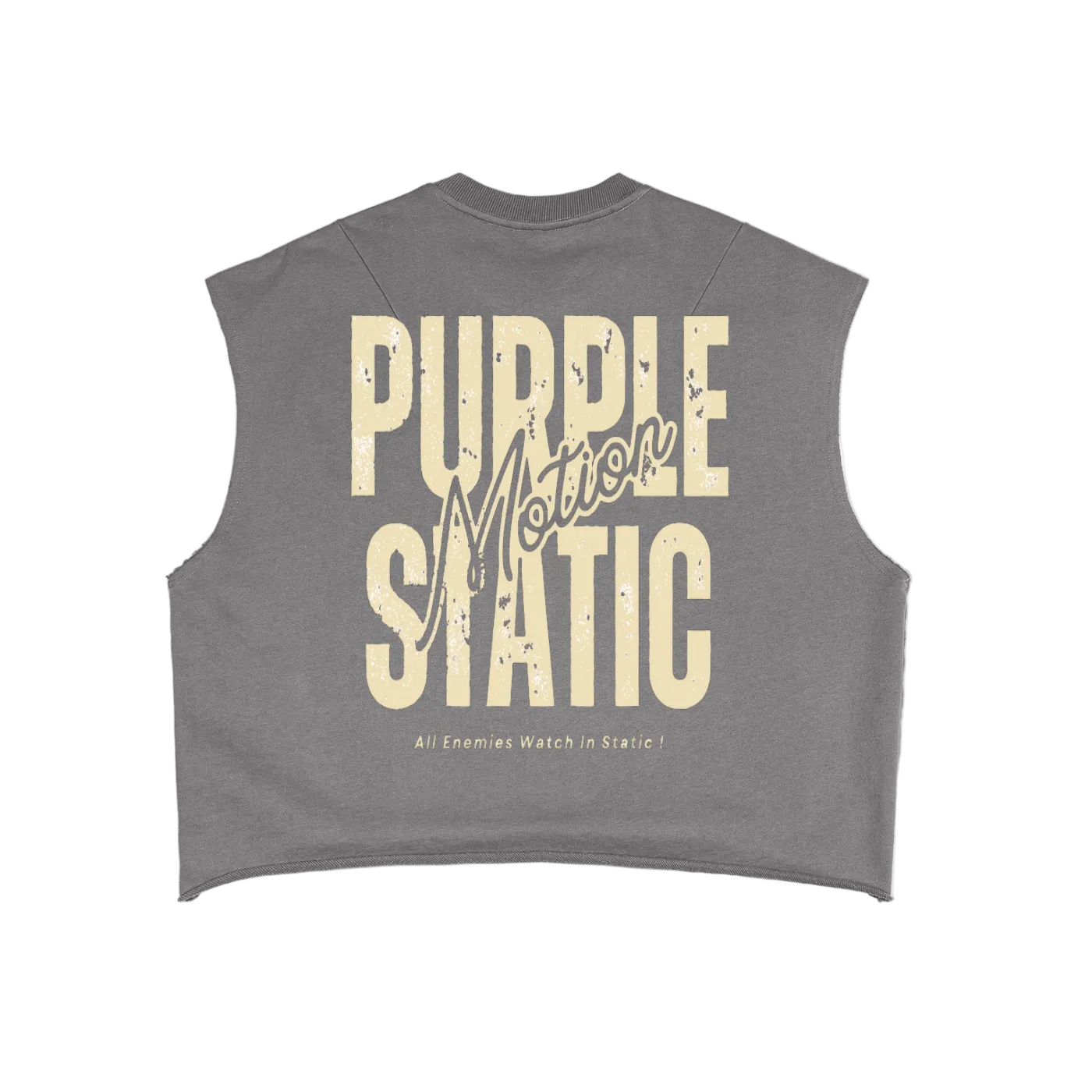 Purple Static "Classic" French Terry Boxy  Top