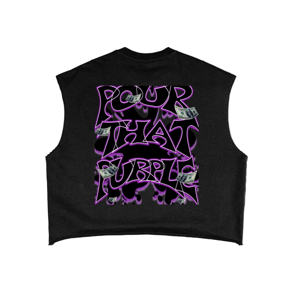 "Dealer Pour That Bubbly" French Terry Boxy Tank Top