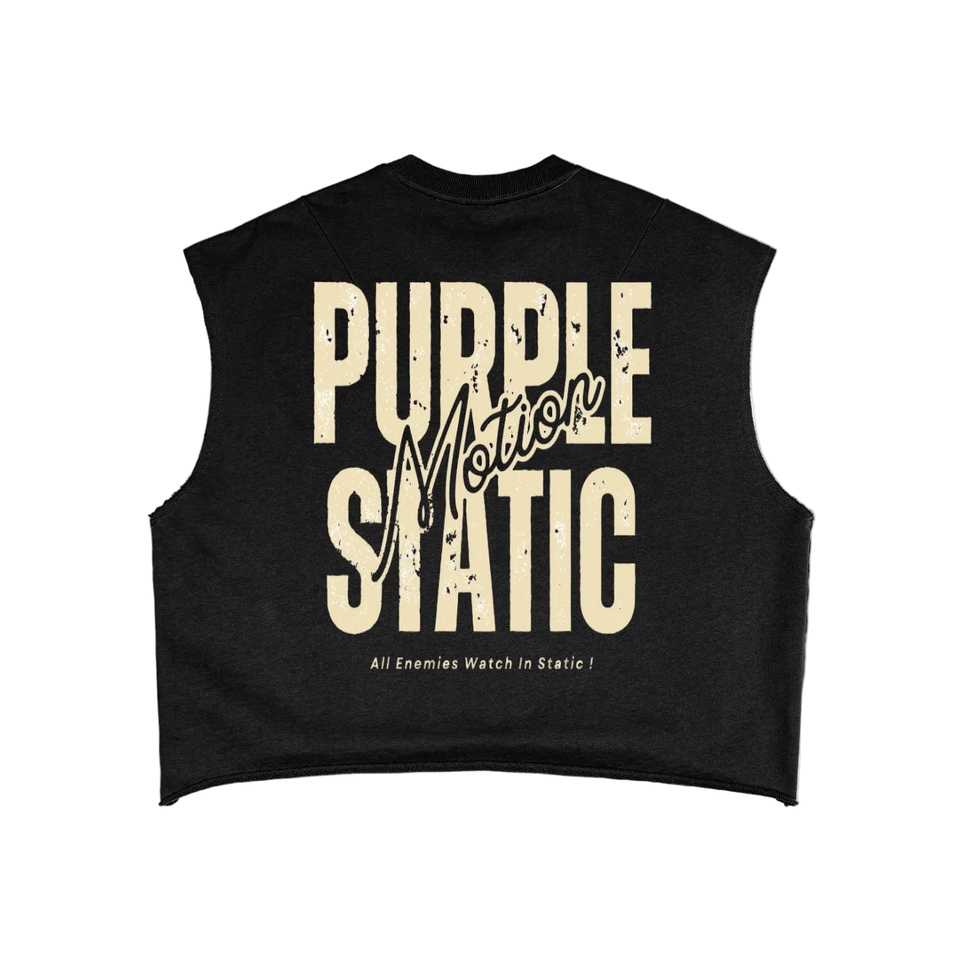 Purple Static "Classic" French Terry Boxy  Top