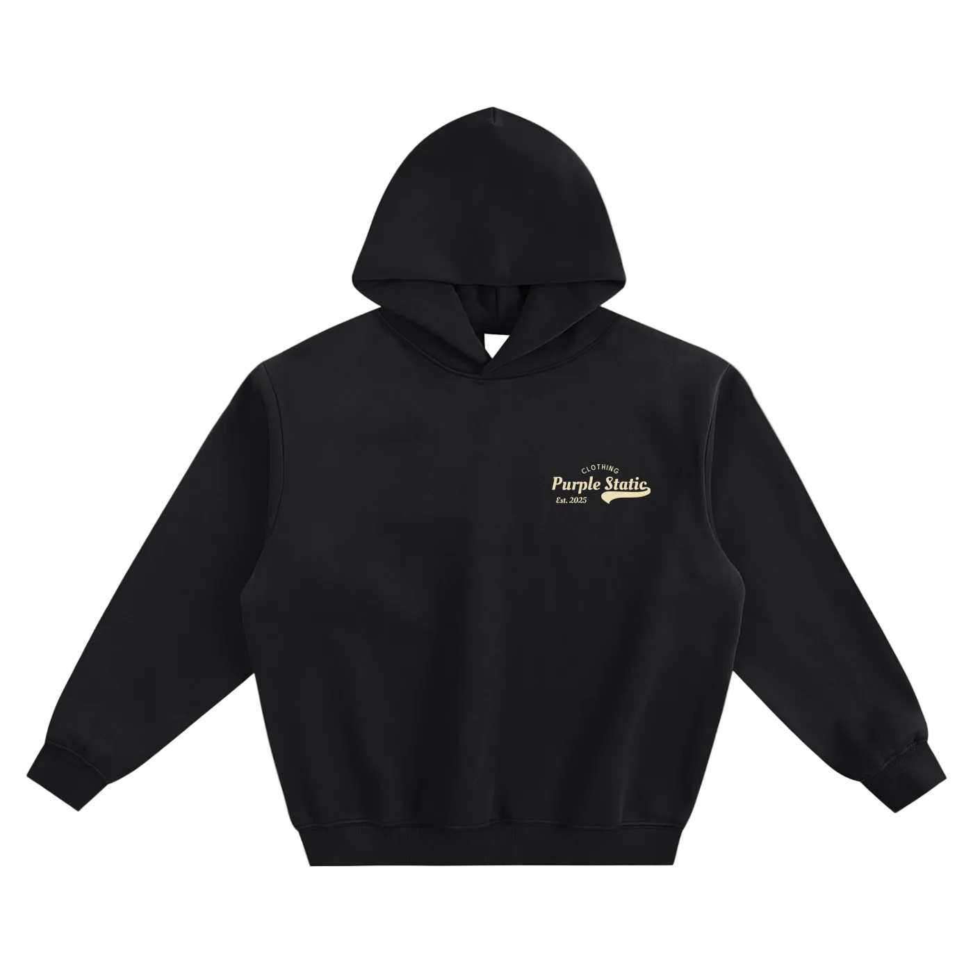 Purple Static "Classic" Boxy Hoodie