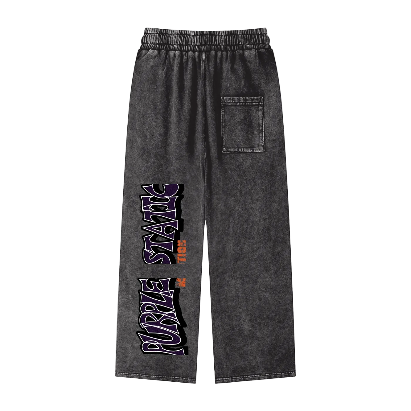 Snow Washed Straight Leg Pants “Pour That Bubbly”