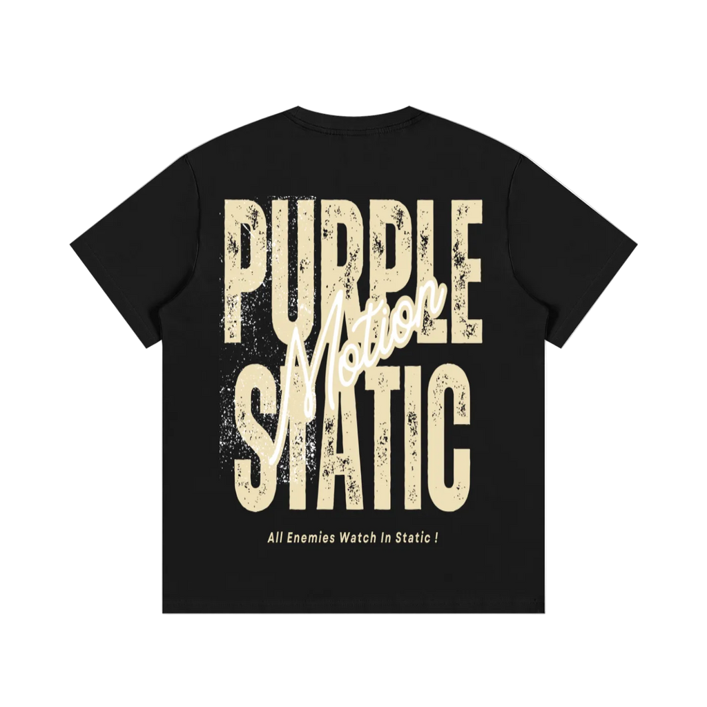 Purple Static "Classic" T-Shirt