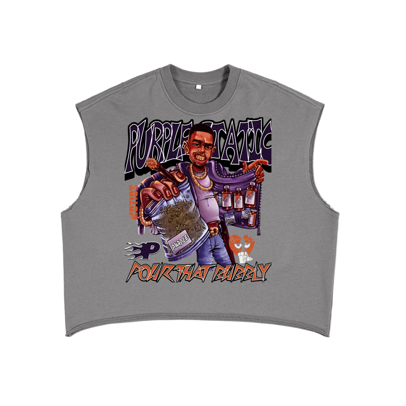 "Dealer Pour That Bubbly" French Terry Boxy Tank Top