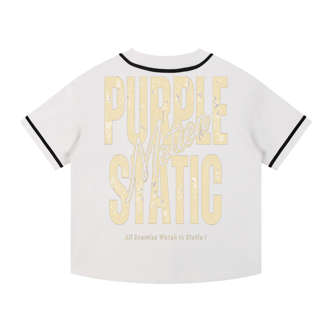 Purple Static "Classic" Piped Button-Up Jersey