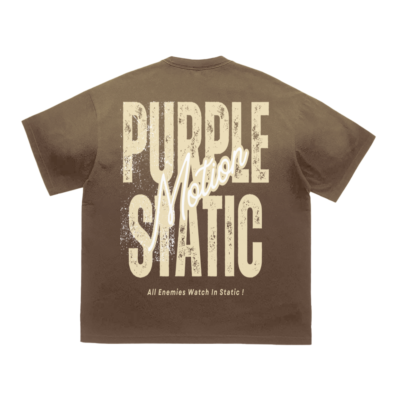 "Classic" Tiger Stripe Gradient Washed T-Shirt