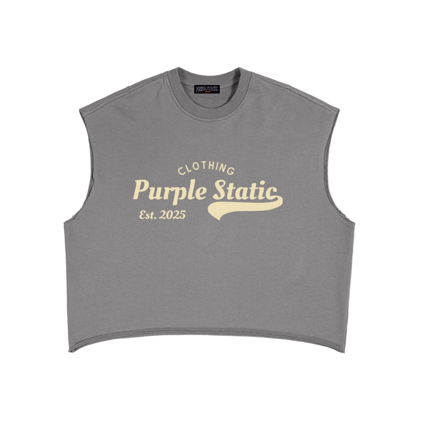 Purple Static "Classic" French Terry Boxy  Top