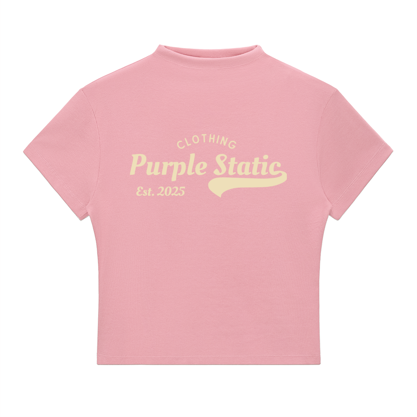 Essential Woman "Classic"  Slim Fit Mock Neck T-Shirt