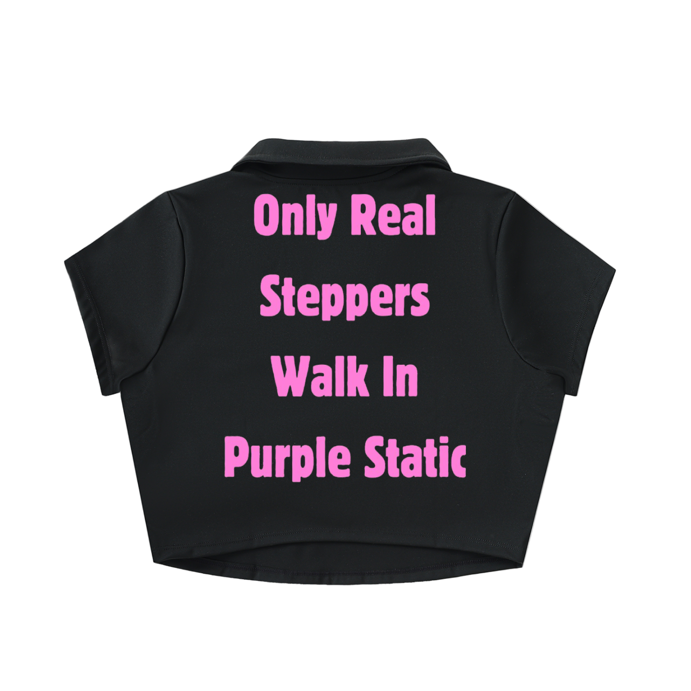 Woman "Classic" V-Neck Crop Top